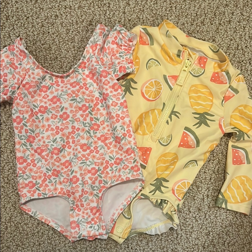 Set of 2 Babygirl Bathing Suits
